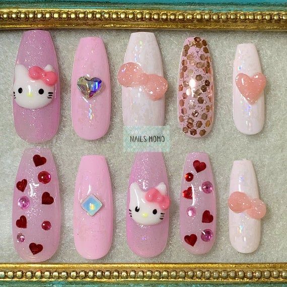 Hello Kitty Press on Nails