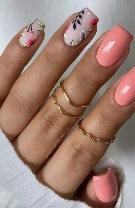 Short Pink Nails